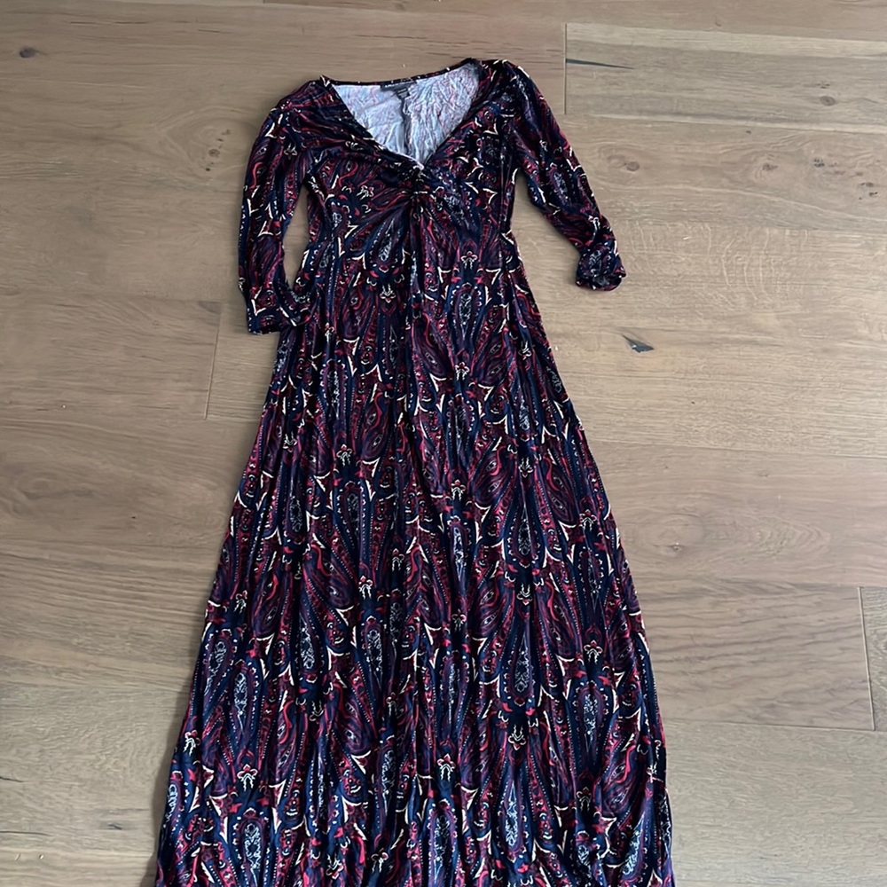 A Pea in the Pod long maternity dress